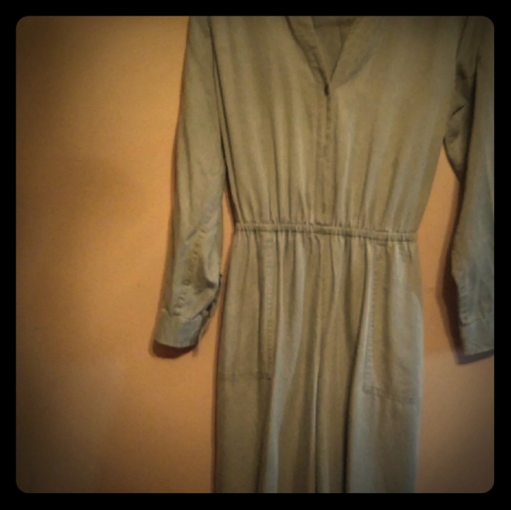 Olive green jumpsuit